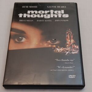 Mortal Thoughts DVD - Black Cover